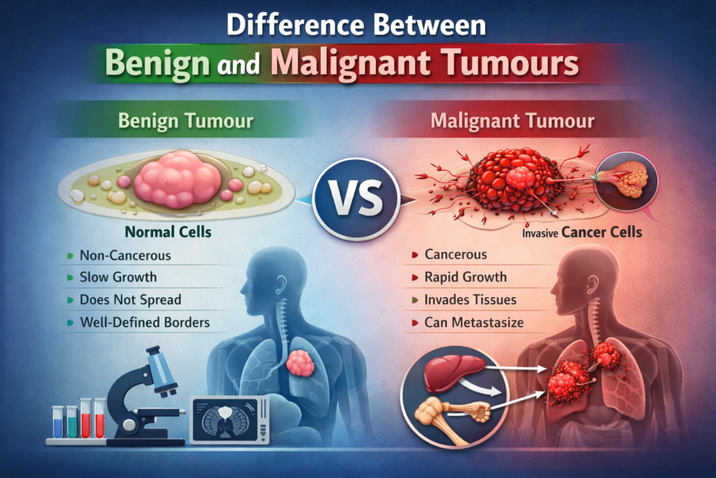 Difference Between Benign and Malignant Tumours